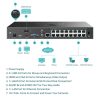 TP-LINK Video Recorder 16 csatornás POE+, VIGI NVR2016H-16MP