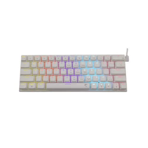 WHITE SHARK WAKIZASHI-W/BL-US, GK-002122-W/BL-US fehér mechanikus gamer billentyűzet, angol