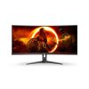 AOC Ívelt Gaming 144Hz VA monitor 34" CU34G2XE/BK, 3440x1440, 21:9, 300cd/m2, 1ms, 2xHDMI/DisplayPort