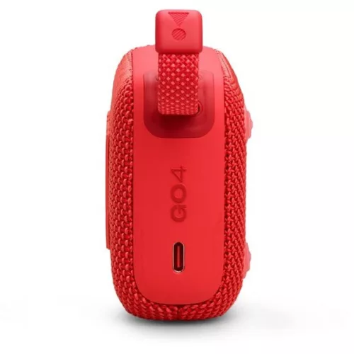JBL Go 4 hordozható, vízálló, bluetooth hangszóró, vízálló, porálló, IP67, 7 óra üzemidő, piros