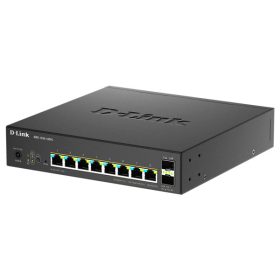   D-LINK Switch 8x2.5Gbps(POE) + 2xSFP+ Multi-Gigabit Fémházas Asztali, DMS-1250-10SPL/E