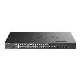   D-LINK Switch 10G Layer 3 Stackable Managed Switches 28x10G SFP+ + 4x25G SFP28 Multi-Gigabit L3 10G, DXS-3410-32XY/E