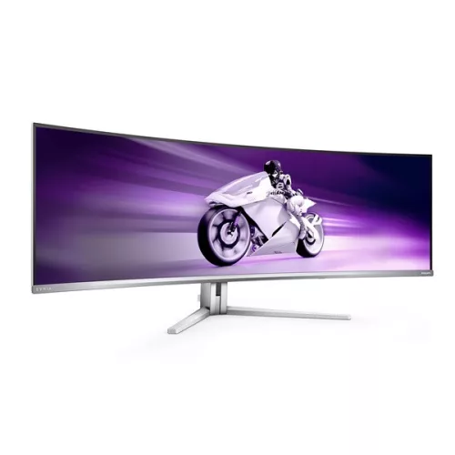 Philips EVNIA ívelt OLED monitor 49", 49M2C8900L/00 5120x1440, 32:9, 0,03ms, 1.000 cd/m2, HDMIx2/DP/USBx4/USB-C (90W)