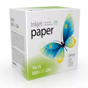   COLORWAY Fotópapír, PrintPro fényes, 230g/m, 10x15, 500pc. (PGE2305004R)