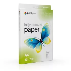   COLORWAY Fotópapír, PrintPro fényes, 230g/m, A4, 50pc. (PGE230050A4)