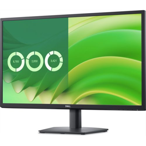 DELL LCD Monitor 27" E2725H FHD 1920×1080, 75Hz, VA 16:9, 3000:1, 300cd, 5ms, VGA, DP, fekete