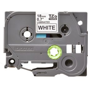   BROTHER szalag TZe-241CIV, Fehér alapon Fekete, Laminált, 18mm  0.7", 8 méter