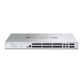   TP-LINK Switch 28xGigabit SFP + 4xGigabit SFP kombó + 4x10G SFP+ Layer2+ Rackes Omada Pro, S5500-24F4XF