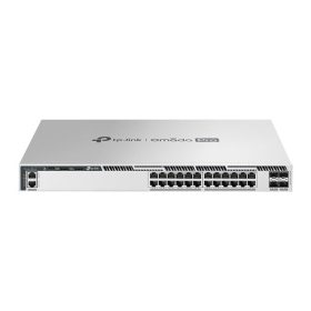   TP-LINK Switch 24x1000Mbps + 4x10Gbps SFP+ Layer3 Rackes Omada Pro, S6500-24G4XF