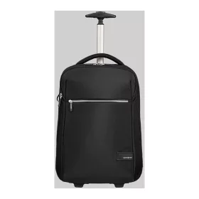   SAMSONITE Gurulós Notebook hátizsák 134551-1041, LAPT. BACKPACK/WH 17.3" BLACK -LITEPOINT