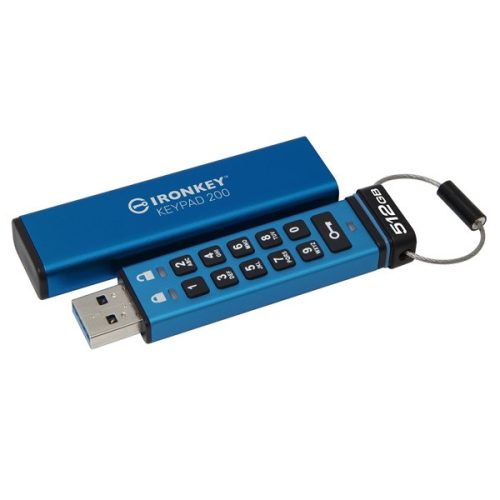 KINGSTON Pendrive 512GB, Ironkey Keypad 200 AES-256 FIPS 140-3 Lvl 3