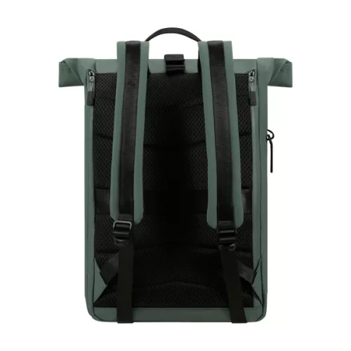 SAMSONITE Notebook hátizsák 151792-1388, ROLLTOP BACKPACK 15.6" GREEN -COATIFY BIZ