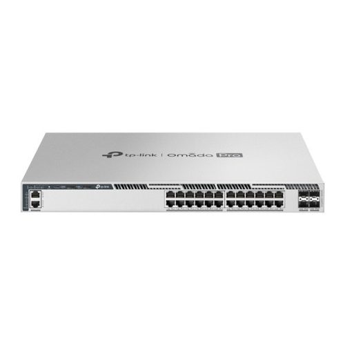 TP-LINK Switch 24x2.5Gbps(POE++) + 4x25Gbps SFP28 Layer3 Rackes Omada Pro, S6500-24MPP4Y