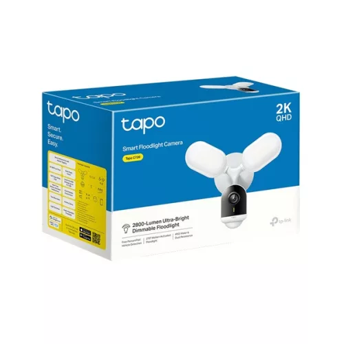TP-LINK Wireless Kamera Cloud kültéri forgatható színes éjjellátó Smart Floodlight, TAPO C720