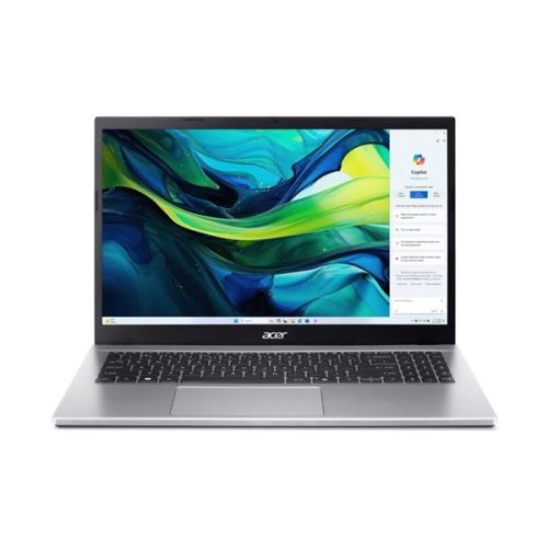 ACER Aspire AG15-42P-R551, 15.6" FHD, AMD Ryzen 5 5625U, 8GB, 512GB SSD, UMA, DOS, ezüst