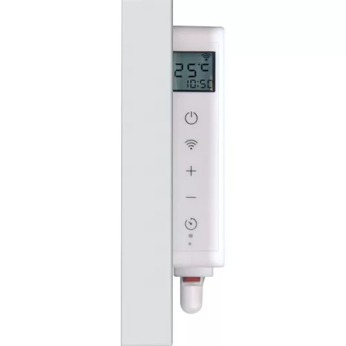 NEDIS HTIP350WTW Smart infravörös fűtőpanel, IP44, Wi-Fi, 350W, távirányító, állítható hőmérséklet, LCD, falraszerelhető