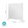 NEDIS HTIP350WTW Smart infravörös fűtőpanel, IP44, Wi-Fi, 350W, távirányító, állítható hőmérséklet, LCD, falraszerelhető