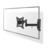 Nedis TVWM1510BK 13"-27"  LCD TV / monitor fali tartókonzol, maximum 15 kg, forgatható, dönthető, fekete