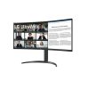 LG ívelt monitor 34" 34WR55QK, 3440x1440, 21:9, 300cd/m2, 5ms, HDMIx2/DisplayPort/USB-C