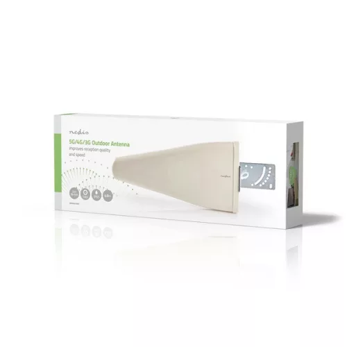 Nedis ANOR5G10WT prémium antenna, 3G / 4G / 5G, beltéri / kültéri, 698 MHz -5000 MHz, 4m, 50 Ohm, fehér