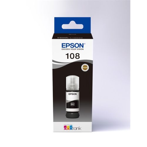 EPSON Tintapatron 108 EcoTank Black ink bottle