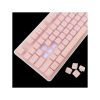 WHITE SHARK TACHI-P/US  WS GK-003441P-US gamer billentyűzet, 104 gomb pink (angol)