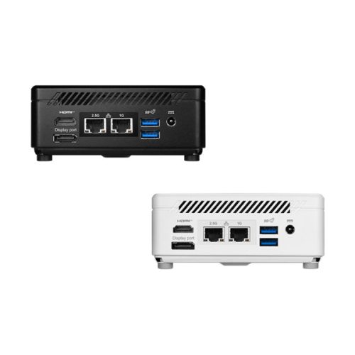 MSI Business DT Cubi 5 12M-406BEU, i5-1235U, Iris XE, M.2 NVME, 2,5" SATA, 4xUSB, Thunderbolt 4, HDMI, DP, 2xRJ45, Black