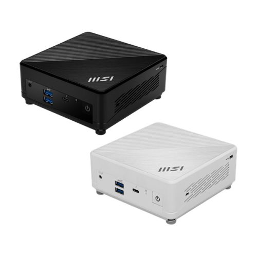 MSI Business DT Cubi 5 12M-406BEU, i5-1235U, Iris XE, M.2 NVME, 2,5" SATA, 4xUSB, Thunderbolt 4, HDMI, DP, 2xRJ45, Black