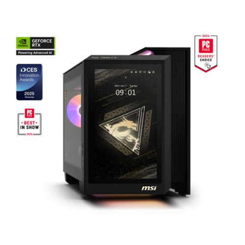 MSI GAMING DT MEG Vision X AI 2NVZ9-046EU, Ultra 9 285K, 128GB, 2TB, RTX 5090 32GB, 1200W, Liquid, Win11H, 13" FHD panel