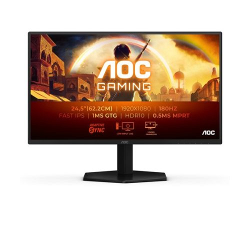 AOC Gaming 180Hz IPS monitor 24,5" 25G42E, 1920x1080, 16:9, 300cd/m2, 1ms, HDMI/DisplayPort