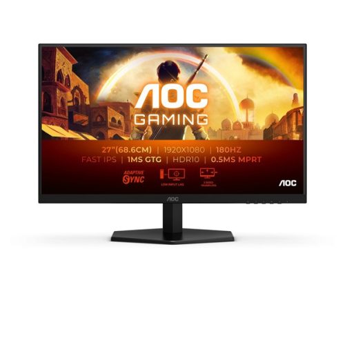 AOC Gaming 180Hz IPS monitor 27" 27G42E, 1920x1080, 16:9, 300cd/m2, 1ms, HDMI/DisplayPort