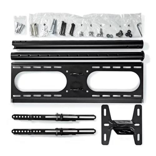 Nedis TVCM1350BK mennyezeti (plafonra szerelhető) TV / monitor állvány/tartó konzol, 42-65", dönthető, forgatható, 45kg