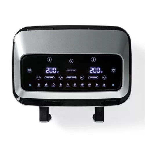 Nedis KAAF320BK dupla forrólevegős légkeverős sütő, 2x4.2l, 2600W