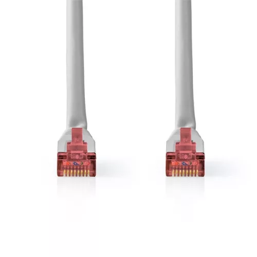 Nedis CCGL85220GY100 UTP / FTP Cat6 patch kábel, RJ45 aranyozott érintkezők, 10/100/1000 Mbit/s, hossz 10m