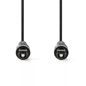   Nedis CAGL25000BK10 optikai audió kábel, TosLink dugó, hossz 1m