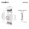 Nedis TWMT100SI 7 - 12 " fix fali tablet tartó konzol, 360° elforgatható