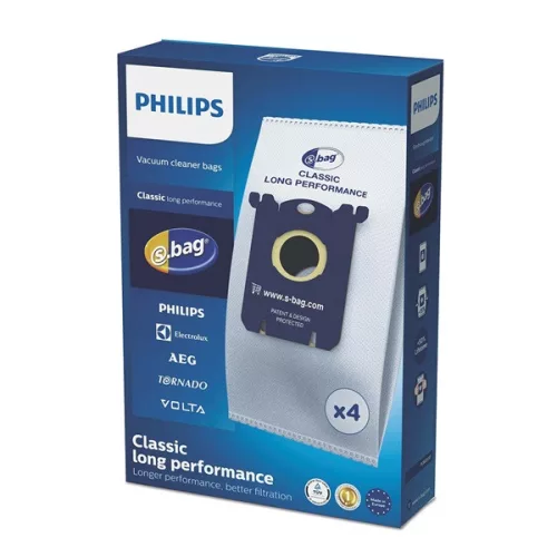 Philips porzsák, FC8021/03, s-bag®, Electrolux, AEG, Volta, Tornado porszívókhoz