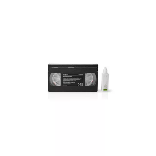 Nedis CLTP100BK fejtisztító szalag, VHS fejek, fekete