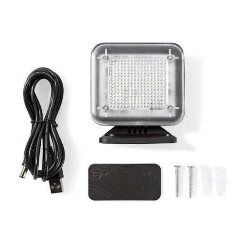 Nedis DUMSTV10BK Tv szimulátor lámpa, valósághű TV effektusok, beépített időzítő, USB, plug and play funkció