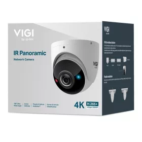  TP-LINK IP Kamera kültéri színes éjjellátó 8 Megapixel, 180 Fokos Panoráma nézet IR, INSIGHT S485PI