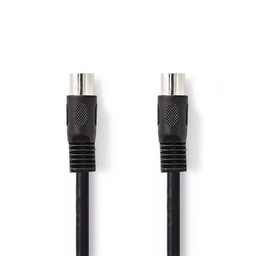Nedis CAGL20000BK30 DIN audio kábel, DIN 5 tűs dugó, Nikkelezett, 3 m