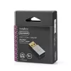 Nedis CCTB60925AL USB-A adapter, USB 3.2 Gen 1, USB-A férfi, USB-C™ anya, 5 Gbps,  kerek,  Nikkelezett, Ezüst