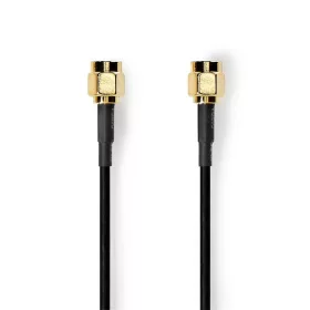   Nedis CSGL02000BK20 SMA kábel, aranyozott, 50 Ohm, árnyékolt,  2m