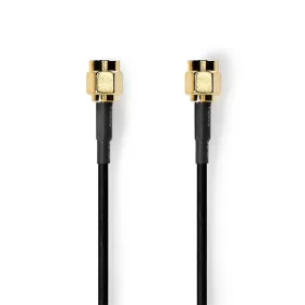   Nedis CSGL02000BK50 SMA kábel, aranyozott, 50 Ohm, árnyékolt,  5 m