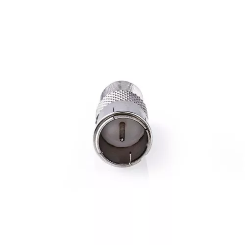 Nedis CSGP41956ME műholdas és antenna adapter, 10 db, F Férfi Gyors, F Nő,  Nikkelezett, 75 Ohm,  Egyenes, Fém, Ezüs