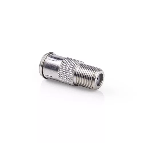 Nedis CSGP41956ME műholdas és antenna adapter, 10 db, F Férfi Gyors, F Nő,  Nikkelezett, 75 Ohm,  Egyenes, Fém, Ezüs