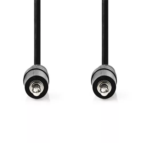 Nedis CAGL22000BK10 sztereo audio kábel, 3,5 mm jack dugó - 3,5 mm jack dugó, 1m