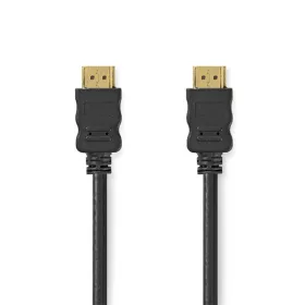   Nedis CVGL34060BK100 ultra HD HDMI kábel, HDMI dugó - dugó, 4K@60Hz, ARC, 18 Gbps, aranyozott csatlakozók, hossz 10m