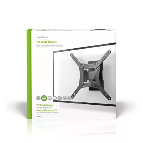 Nedis TVWM11BK LCD TV / monitor fali tartó konzol, 10 - 32 ", max. teherbírás: 30 kg, dönthető, forgatható