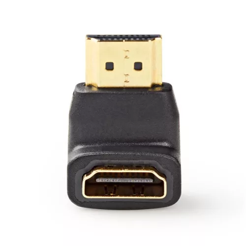 Nedis CVGB34901BK HDMI átalakító adapter, aranyozott 90°-os, pipa